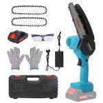 Mini tron�onneuse � batterie 21v 6 pouces ? tron�onneuse �lectrique sans fil avec 1 batterie 2 cha�nes ...