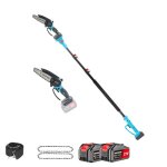 Mini trononneuse elagueuse lectrique sans fil sur perche - 2 * 3ah batteries - rugotuyonr - mini tronconneus ...