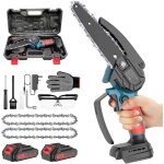 Mini trononneuse lectrique - petite trononneuse de jardin lectrique sans fil - coupe - bois - scie ...