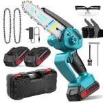 Mini trononneuses lectriques petite trononneuse de jardin lectrique sans fil - scie de 30cm avec ...