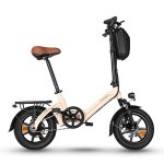 Mini v�lo �lectrique bodywel t16 pro pliable 14 25km / h beige