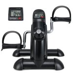 Mini v�lo dexercice costway - affichage lcd - r�sistance infiniment ajustable - p�dalier jambes / bras ...