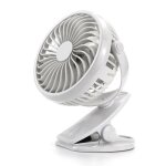 Mini ventilateur clip usb portable silencieux 3 modes rotation de 360° pour maison bureau voiture - blanc ... Mini ventilateur clip usb portable silencieux 3 modes rotation de 360° pour maison bureau voiture - blanc ...