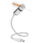 Mini ventilateur usb rgb flexible  affichage led programmable pour ordinateur portable label