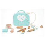 Miniland - 94063 - set de medico de madera dolls medecin en bois pour enfants multicolore small