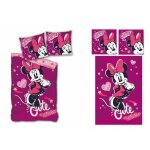 Minnie - disney - parure de lit - housse de couette 140x200 cm + taie - 63x63 cm - neuf