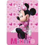 Minnie - disney - plaid - couverture polaire 100x140 cm.