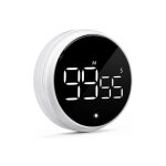 Minuterie magnétique rotative - Écran led - minuteur numérique - comptage et décompte - volume et luminosité ... Minuterie magnétique rotative - Écran led - minuteur numérique - comptage et décompte - volume et luminosité ...