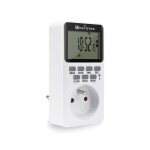 Minuterie numrique programmable sur prise branchable - 20 programmes marche / arrt 24h / 24 7j / 7 ...