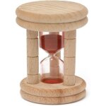 Minuterie de sablier en bois de 3 minutes pour la décoration de la maison et du restaurant Minuterie de sablier en bois de 3 minutes pour la décoration de la maison et du restaurant