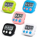 Minuteur de cuisine - kzq - 5pcs - grand �cran lcd - alarme 96db - support magn�tique