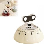 Minuteur de cuisine mécanique de 60 minutes avec alarme puissante et support magnétique style rétro compte ... Minuteur de cuisine mécanique de 60 minutes avec alarme puissante et support magnétique style rétro compte ...