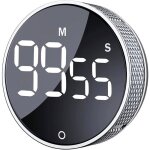 Minuteur de cuisine numérique magnétique - chronomètre - compte à rebours - avec affichage led - minuteur ... Minuteur de cuisine numérique magnétique - chronomètre - compte à rebours - avec affichage led - minuteur ...