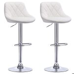 Mipan. lot de 2 tabouret de bar - chaise de bar - tabouret de bar en pu - chaises de cuisine avec dossier ... Mipan. lot de 2 tabouret de bar - chaise de bar - tabouret de bar en pu - chaises de cuisine avec dossier ...
