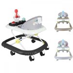 Mipan - 3 en 1 trotteur bebe evolutif filles garons - avec musique + roue silencieuse - rglable - anti ...