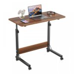 Mipan. 80x40cm table roulante pour lit canap� - table dappoint bureau mobile r�glable en hauteur - bureau ...
