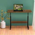 Mipan. 80x40cm table roulante pour lit canap� - tablee dappoint bureau mobile r�glable en hauteur 62 ...