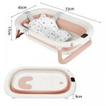 Mipan. baignoire b�b� pliable avec tapis de bain - baignoire b�b� avec thermom�tre digital - pour b�b�s ...