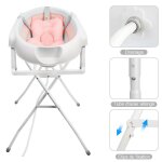 Mipan. baignoire pour bb pliante avec support - baignoire bebe sur pied - portable + antidrapante ...