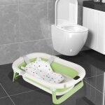 Mipan. baignoire pliable pour bb - avec bouchon de vidange + thermomtre digital + coussin de sige ...