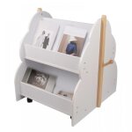 Mipan biblioth�que enfant - avec roulettes - rangement livre - pour une chambre denfant une salle d�tude ...