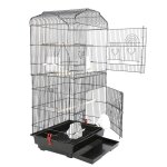 Mipan cage  oiseaux pour calopsitte lgante insparable perruche ondule canaris noir