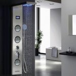 Mipan. colonne de douche hydromassage avec mlangeur - pour salle de bain - avce douchette + clairage ...