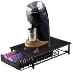 Mipan distributeur de capsules cafe supports pour capsules de caf(60 x capsules) tout noir