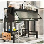 Mipan. gouttoir  vaisselle  3 tages au - dessus de lvier - egouttoir a vaisselle inox - 75 x 77 ...