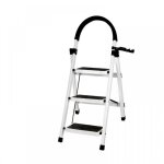 Mipan escabeau escabeau pliant � trois marches avec poign�e en mousse petite �chelle 104 * 57 * 41. 5 ...