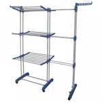 Mipan. �tendoir linge int�rieur sur 3 niveau - s�choir � linge extensible r�glable - 75 - 142. 5 * 64 ...