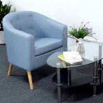Mipan. fauteuil cabriolet - fauteuil avec accoudoirs - canap avec dossier sige rembourr pour salon ...