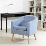 Mipan. fauteuil retro en baroque canap� 1 place avec pieds en bois avec accoudoirs et dossier pour chambre ...