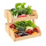 Mipan. � fruits en bois � 3 �tages - creative home - support de rangement - fruits l�gumes - 30x25x26. ...