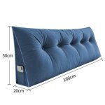 Mipan. grands oreillers � dossier compens� - coussin de lecture triangulaire pour t�te de lit - coussin ...