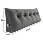Mipan. grands oreillers � dossier compens� - coussin de lecture triangulaire pour t�te de lit - coussin ...