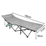 Mipan . lit de camp pliable avec matelas - meuble de camping - lit de camp pliable 1 personne de qualit ...