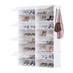 Mipan. meuble chaussure blanc - meuble � chaussures plastiques - meuble � chaussures - 83 x 32 x 125. ...