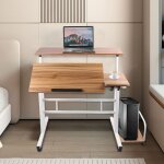 Mipan meuble multimedia bureau multifonctionnel mobile pour ordinateur avec unit principale 102 * 60 ...