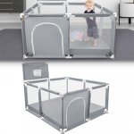 Mipan. parc bebe modulable - parc enfant pliable - parc de jeux bébé - avce ballons + ventouse - gris ... Mipan. parc bebe modulable - parc enfant pliable - parc de jeux bébé - avce ballons + ventouse - gris ...