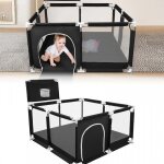 Mipan. parc bebe modulable - parc enfant pliable - parc de jeux bébé - avce ballons + ventouse - noir ... Mipan. parc bebe modulable - parc enfant pliable - parc de jeux bébé - avce ballons + ventouse - noir ...
