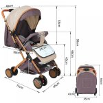 Mipan. poussette canne bb ultra lgre pliable et inclinable - avce trs auvent + coussin en coton ...