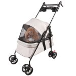 Mipan. poussette pour chien chat pliableles petits et chiens gsjusqu 20 kgroues avec freins  360panier ...