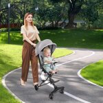 Mipan poussette  quatre roues - poigne rglable en hauteur - avec repose - pieds avant et arrire 30 ...