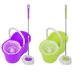 Mipan. set classic mop seau essoreur avec lave - sol - presse manuelle � double entra�nement - vert