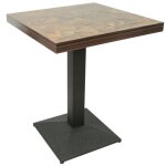 Mipan table de bar table à manger table carrée style industriel table a manger avec chaises horloge rétro ... Mipan table de bar table à manger table carrée style industriel table a manger avec chaises horloge rétro ...