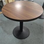 Mipan. table de bistrot ronde - table de bar haute - � 60 cm - hauteur 72 cm - table basse jardin - max:120kg ...