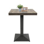 Mipan. table carr�e 60x60 cm - table de bar - table � manger - table carr�e industriel r�tro - table ...