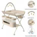Mipan. table À langer pliable pour filles + garçons - commode a langer - meuble a langer - hauteur réglable ... Mipan. table À langer pliable pour filles + garçons - commode a langer - meuble a langer - hauteur réglable ...