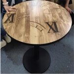 Mipan. table  manger en bois - table carre cuisine - table ronde - pour salle  manger salon balcon ...